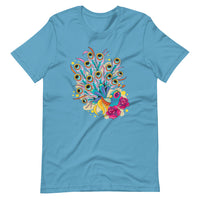 COLORFUL PEACOCK Unisex t-shirt
