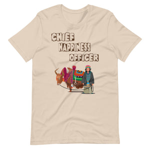 CHIEF HAPPINESS OFFICER WOMAN unisex tshirt