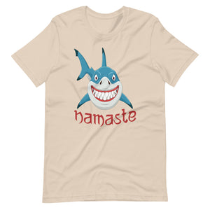 NAMASTE SHARK unisex tshirt