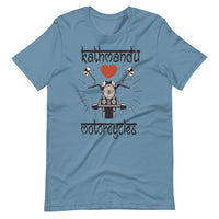 KATHMANDU LOVES MOTORCYCLES unisex tshirt
