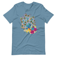 COLORFUL PEACOCK Unisex t-shirt