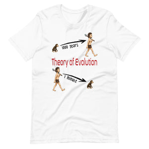 THEORY OF EVOLUTION unisex tshirt