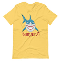 NAMASTE SHARK unisex tshirt
