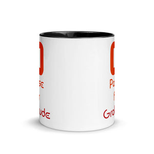 PAUSE FOR GRATITUDE 11oz color inside mug