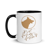 DOG BEST FRIEND FOREVER 11oz color inside mug
