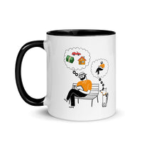 A DOG'S THINKING 11oz color inside mug