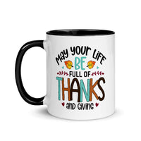 FULL OF THANKS AND GIVING 11oz color inside mug
