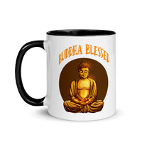 BUDDHA BLESSED GOLDEN 11oz color inside mug
