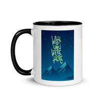 WISH YOU WERE HERE 11oz color inside speaking mug
