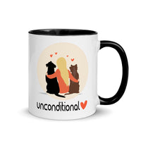 UNCONDITIONAL LOVE 11oz color inside mug
