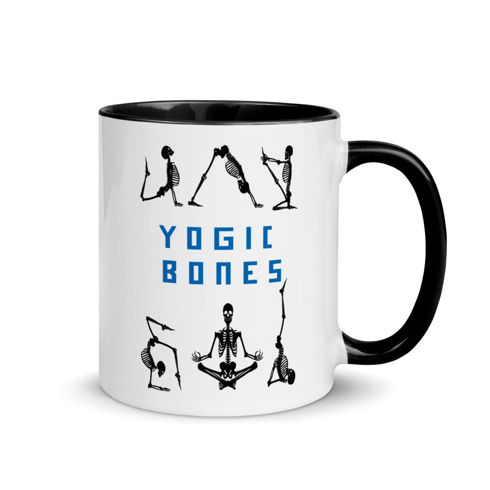 YOGIC BONES 11oz color inside mug