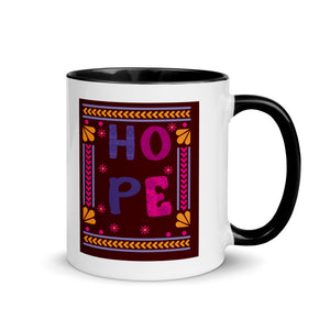 HOPE 11oz color inside mug
