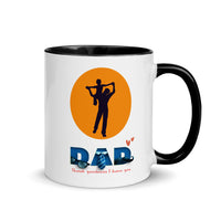 THANK GOODNESS FOR DAD 11oz color inside mug
