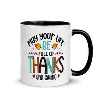 FULL OF THANKS AND GIVING 11oz color inside mug