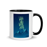 WISH YOU WERE HERE 11oz color inside speaking mug
