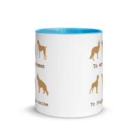 DOG TO ERR IS HUMAN 11oz color inside mug
