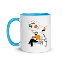 A DOG'S THINKING 11oz color inside mug
