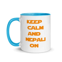 KEEP CALM AND NEPALI ON STAR WARS 11oz color inside mug
