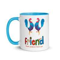 THANK GOODNESS FOR FRIEND 11oz color inside mug
