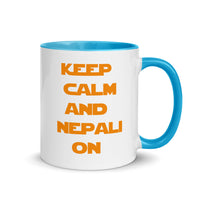 KEEP CALM AND NEPALI ON STAR WARS 11oz color inside mug
