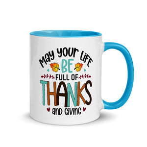 FULL OF THANKS AND GIVING 11oz color inside mug