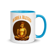 BUDDHA BLESSED GOLDEN 11oz color inside mug
