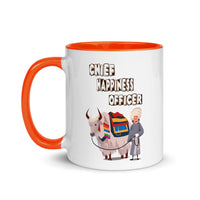 CHIEF HAPPINESS OFFICER MAN 11oz color inside mug
