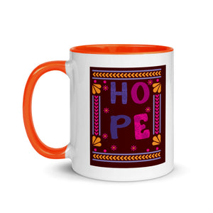 HOPE 11oz color inside mug