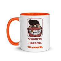 CHEERFUL HOPEFUL THANKFUL 11oz color inside mug