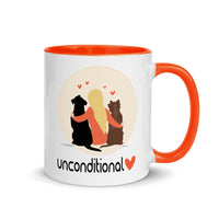 UNCONDITIONAL LOVE 11oz color inside mug
