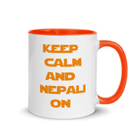 KEEP CALM AND NEPALI ON STAR WARS 11oz color inside mug
