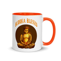 BUDDHA BLESSED GOLDEN 11oz color inside mug
