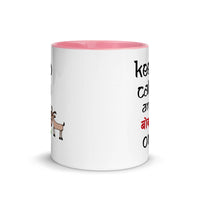 KEEP CALM AND BOKA ON 11oz color inside mug
