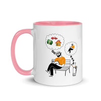 A DOG'S THINKING 11oz color inside mug
