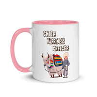 CHIEF HAPPINESS OFFICER MAN 11oz color inside mug
