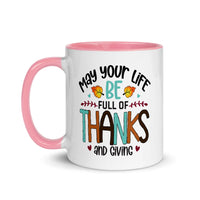 FULL OF THANKS AND GIVING 11oz color inside mug