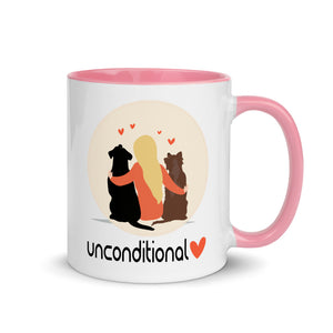 UNCONDITIONAL LOVE 11oz color inside mug