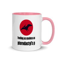 PTERODACTYL'S P 11oz color inside mug
