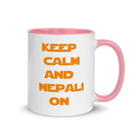 KEEP CALM AND NEPALI ON STAR WARS 11oz color inside mug
