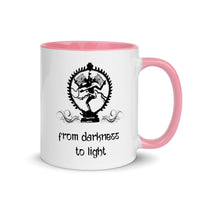 FROM DARKNESS TO LIGHT 11oz color inside mug
