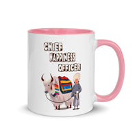 CHIEF HAPPINESS OFFICER MAN 11oz color inside mug
