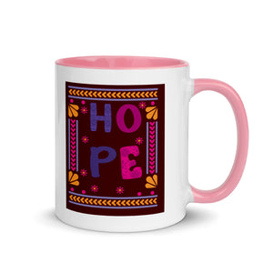 HOPE 11oz color inside mug
