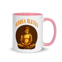 BUDDHA BLESSED GOLDEN 11oz color inside mug
