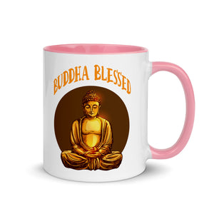 BUDDHA BLESSED GOLDEN 11oz color inside mug