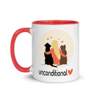 UNCONDITIONAL LOVE 11oz color inside mug
