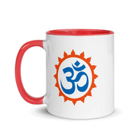 OM RED AURA 11oz color inside mug
