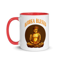 BUDDHA BLESSED GOLDEN 11oz color inside mug
