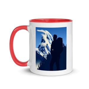 MOUNTAINS ARE CALLING 11oz color inside speaking mug