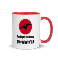 PTERODACTYL'S P 11oz color inside mug
