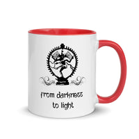 FROM DARKNESS TO LIGHT 11oz color inside mug
